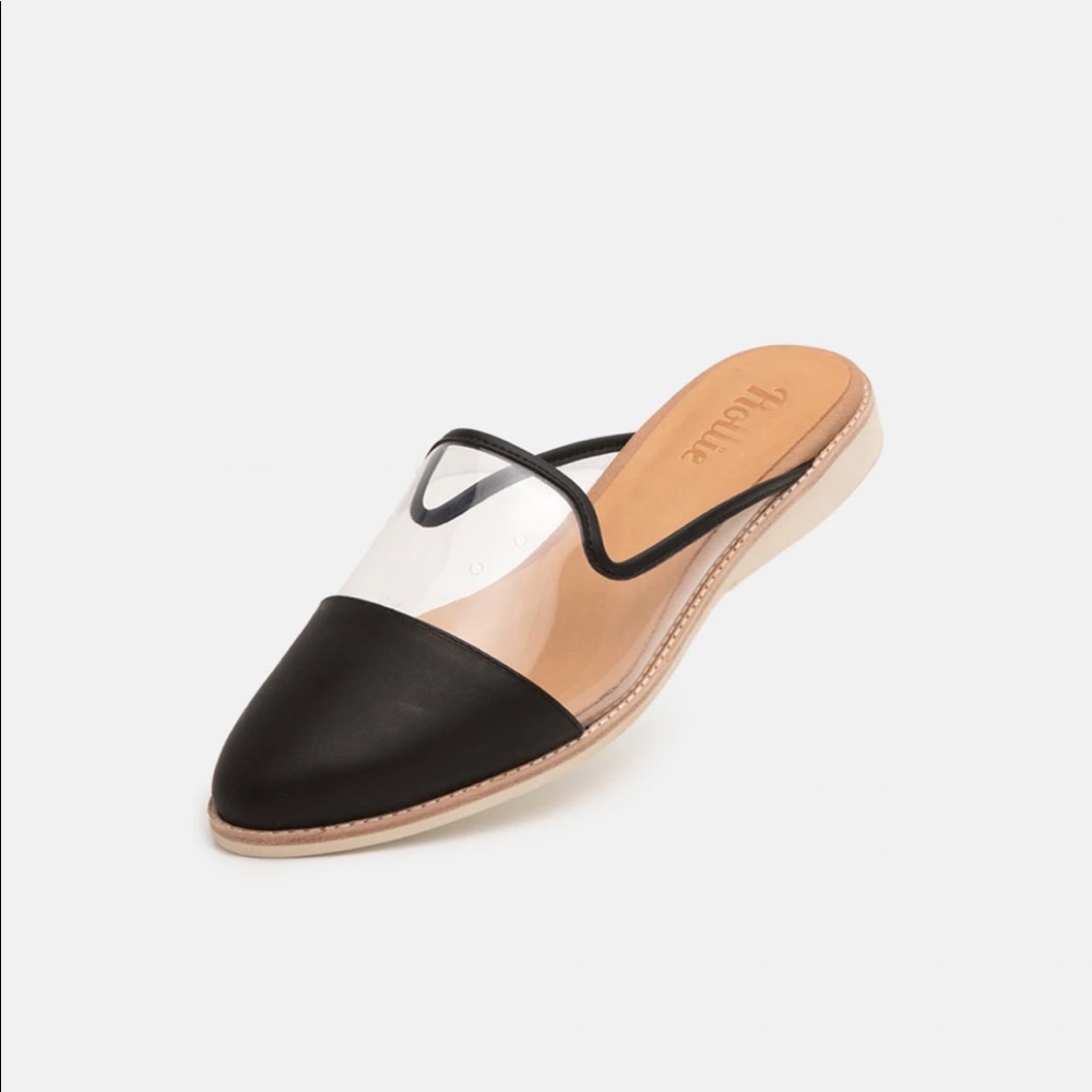 Rollie Madison Mule clear/ black toe